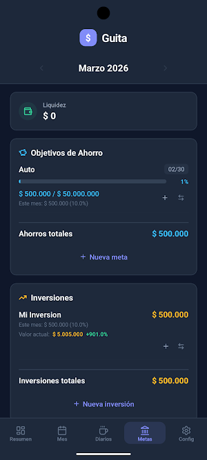 Guita: Gastos, Cuotas y Ahorro screenshot 6