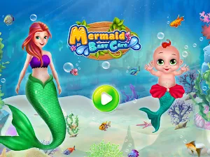 Little Mermaid Baby Care Ocean World Screenshot 0