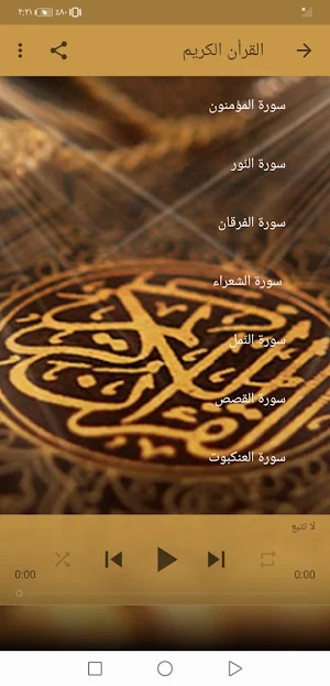 الزين محمد القران الكريم بدون نت جودة ممتازة | جنة Screenshot 2