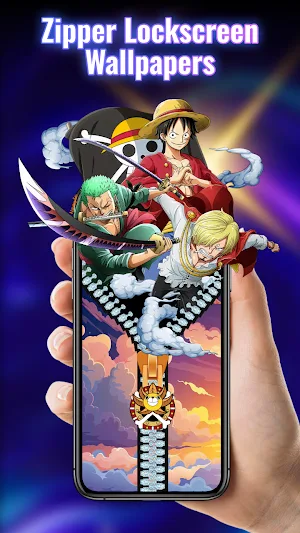 Zip Lock Screen: Zipper Style Screenshot 0