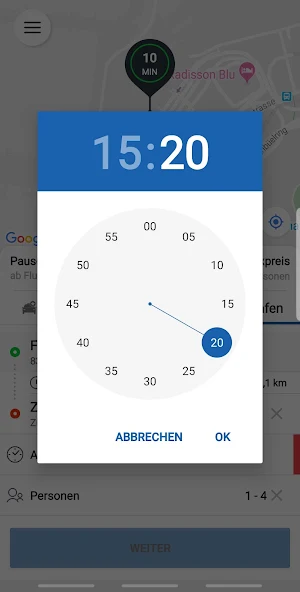 Airport Taxi Zürich Screenshot 3
