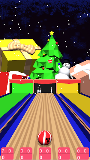 Christmas Bowling 3D Screenshot 2