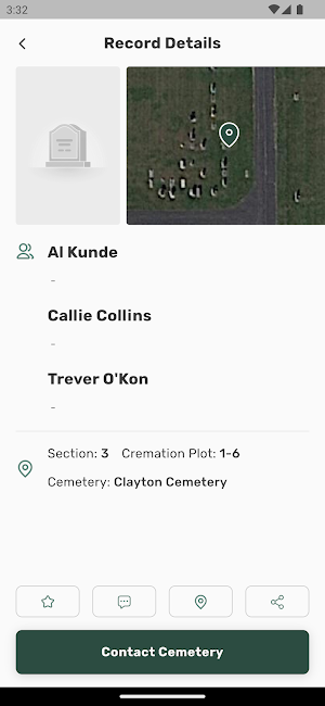 Clayton Cemetery Screenshot 2