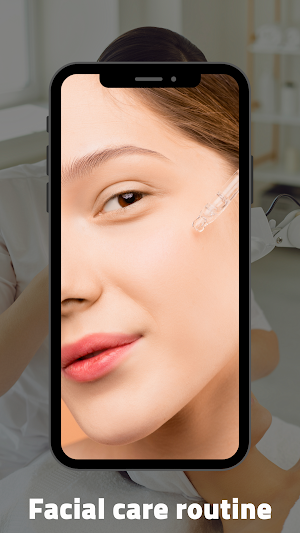 facial care routine Screenshot 1