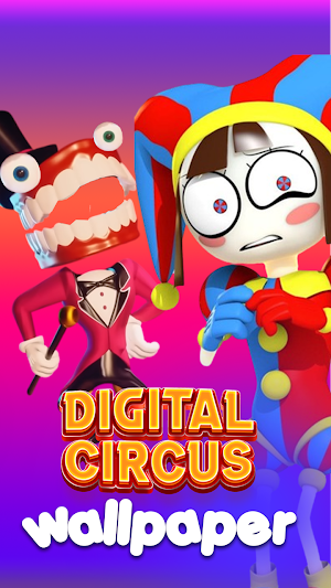 Circus Pomni Digital Wallpaper Screenshot 0
