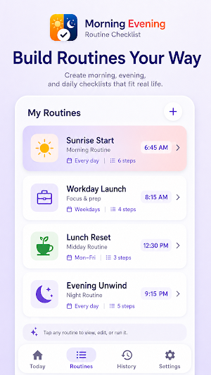 Morning & Evening Routine Screenshot 2
