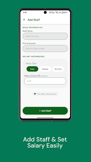 Hajri Register  Attendance App Screenshot 3