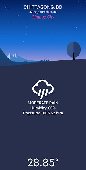 My Weather App Screenshot 1