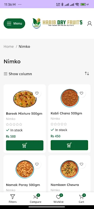 Habib Dry Fruits Screenshot 0