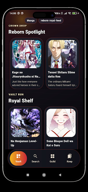 Manga reborn : Manga & Comics Screenshot 0