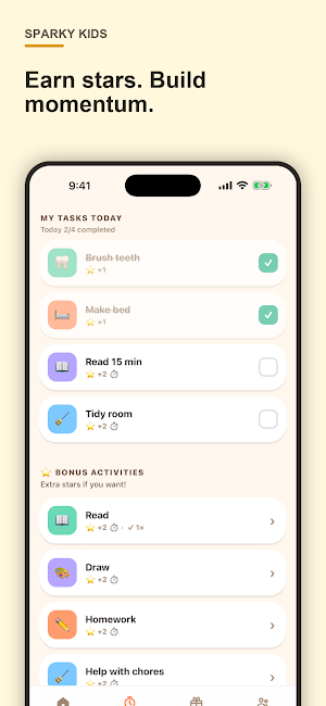 Sparky Kids: Reward Chart Screenshot 1