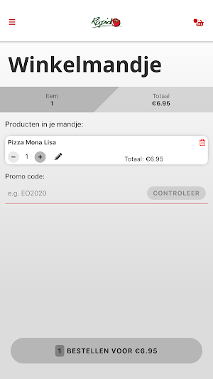 Rapido Pizzeria Screenshot 2