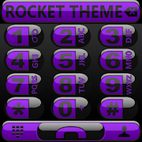 Theme Futura Purple Rocketdial