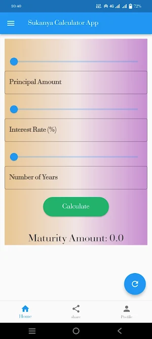 Sukanya Calculator Screenshot 1