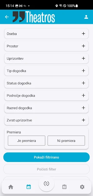 Theatros Mobile Screenshot 0