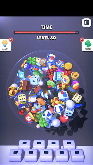 Match Tripple Ball 3D Online Screenshot 1