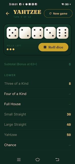 Yahtzee: Yahtzy Dice Fun Screenshot 3