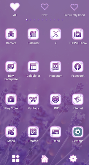 Soothing Lavender Theme +HOME Screenshot 2