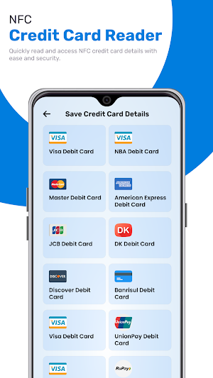 NFC Credit Card Reader Screenshot 2