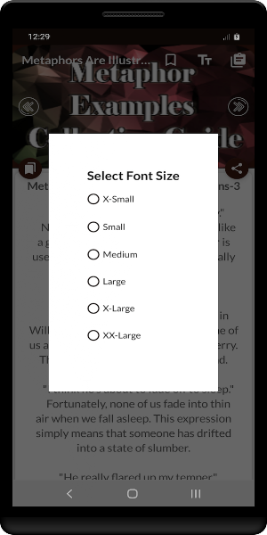 Metaphor Examples Collection Screenshot 2