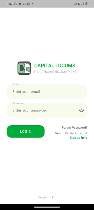 Capital Locums Screenshot 0