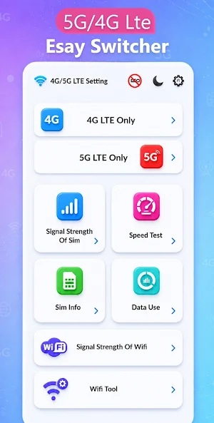 5G Only Mode: LTE Switch Screenshot 0