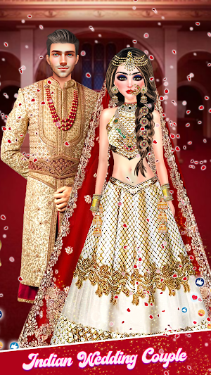 Indian Wedding Girl Dress up Screenshot 1