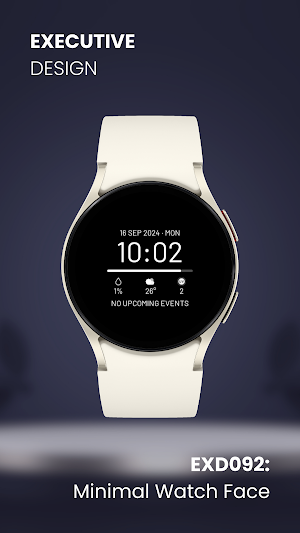 EXD092: Minimal Watch Face Screenshot 3
