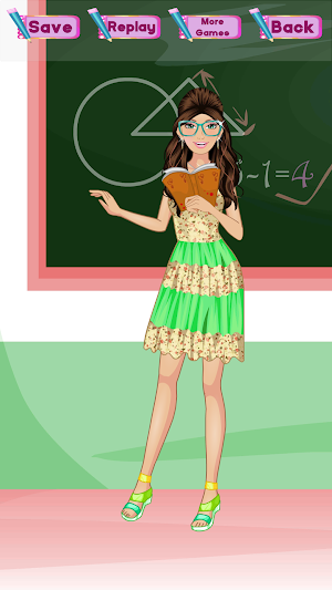 Soft Teacher Dressup Screenshot 2