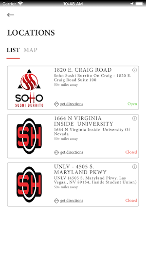 Soho Sushi Burrito Screenshot 1