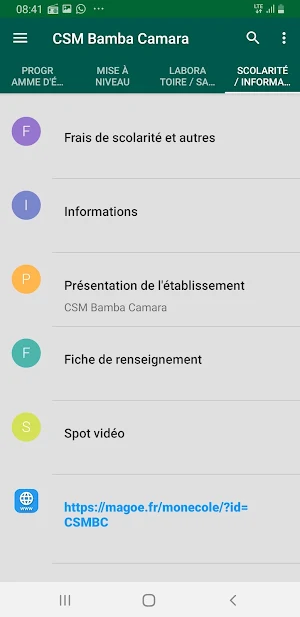 CS Bamba Camara screenshot 3