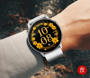 Yellow Flower Watch Face Screenshot 2