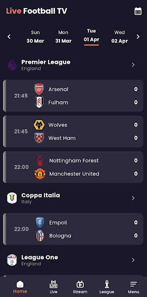 Live Football TV Screenshot 3