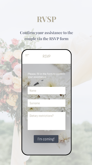 Wedding invitation App Screenshot 1