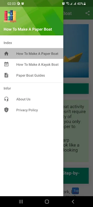 How To Make A Paper Boat Screenshot 0