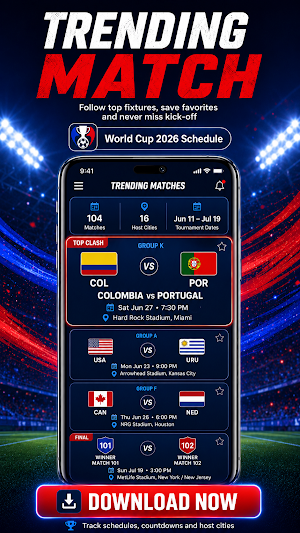 World Cup 2026 Schedule Screenshot 2