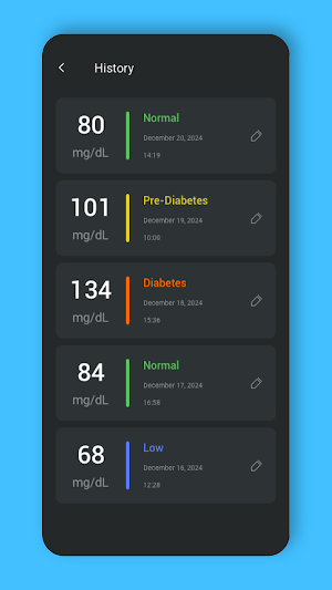 Gluco Minder Screenshot 1
