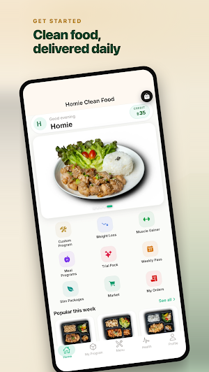 Homie Clean Food Screenshot 0