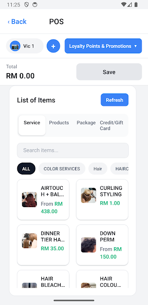 Zyms POS Screenshot 1
