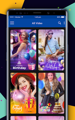 Birthday Video Maker Screenshot 1