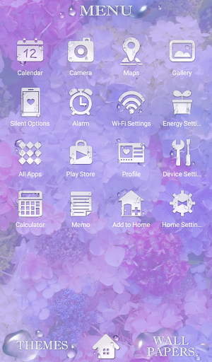 Floating Hydrangeas +HOME Screenshot 1