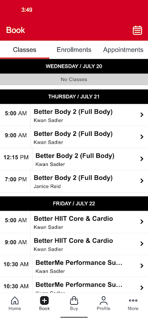 BetterMe Fitness & Performance Screenshot 1