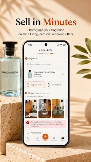 Scentfine: Buy & Sell Perfume Screenshot 1