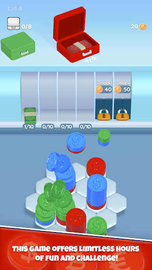 Coin Stack Bills Screenshot 2