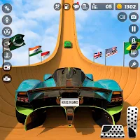 Stunt Car Races: Mega Ramps