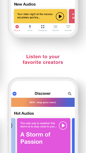 Quinn - Audio Stories Screenshot 2