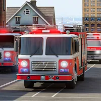 Firefighter Fire Truck Games