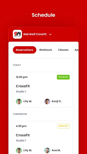Red Wolf CrossFit Screenshot 2