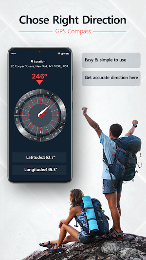 Qibla Direction- GPS Compass Screenshot 2