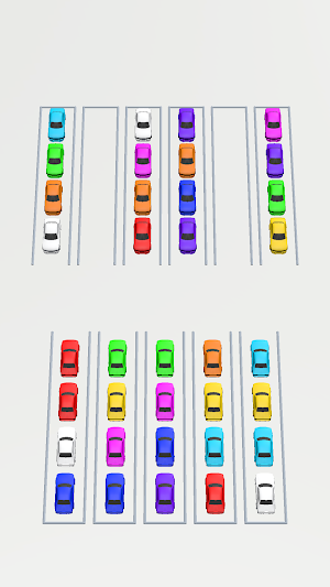 Color Sort Puzzle: Parking 3D Screenshot 0